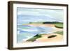 Pastel Coastline I-Annie Warren-Framed Art Print