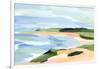 Pastel Coastline I-Annie Warren-Framed Art Print