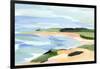 Pastel Coastline I-Annie Warren-Framed Art Print