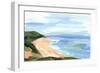Pastel Coastline II-Annie Warren-Framed Art Print