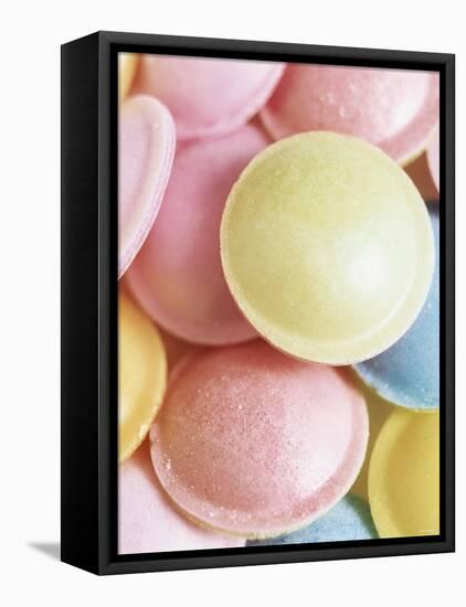 Pastel-Coloured Flying Saucers-Sam Stowell-Framed Stretched Canvas