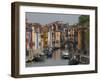 Pastel Coloured Houses Alongside a Canal in Burano, Venetian Lagoon, Venice, Veneto-James Emmerson-Framed Photographic Print