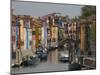 Pastel Coloured Houses Alongside a Canal in Burano, Venetian Lagoon, Venice, Veneto-James Emmerson-Mounted Photographic Print