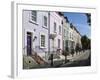 Pastel Coloured Terraced Houses, Bywater Street, Chelsea, London, England, United Kingdom, Europe-Stuart Black-Framed Photographic Print