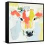 Pastel Cow I-Victoria Barnes-Framed Stretched Canvas