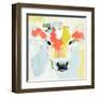 Pastel Cow I-Victoria Barnes-Framed Art Print