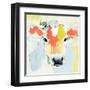 Pastel Cow I-Victoria Barnes-Framed Art Print