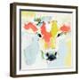 Pastel Cow I-Victoria Barnes-Framed Art Print