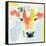 Pastel Cow I-Victoria Barnes-Framed Stretched Canvas