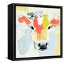Pastel Cow I-Victoria Barnes-Framed Stretched Canvas