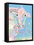 Pastel Cow-Kait Roberts-Framed Stretched Canvas