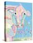 Pastel Cow-Kait Roberts-Stretched Canvas