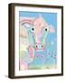 Pastel Cow-Kait Roberts-Framed Art Print