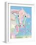 Pastel Cow-Kait Roberts-Framed Art Print