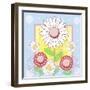 Pastel Daisies-Valarie Wade-Framed Giclee Print