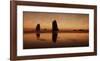 Pastel Evening on the Coast-Don Schwartz-Framed Premium Giclee Print