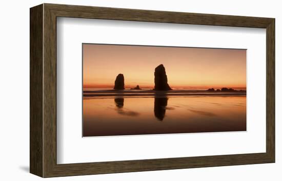 Pastel Evening on the Coast-Don Schwartz-Framed Art Print