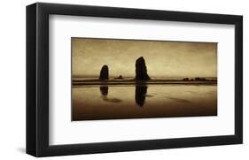 Pastel Evening on the Coast-Don Schwartz-Framed Art Print