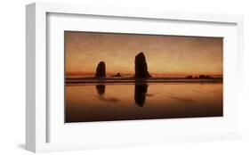 Pastel Evening on the Coast-Don Schwartz-Framed Art Print