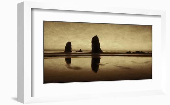 Pastel Evening on the Coast-Don Schwartz-Framed Art Print