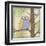 Pastel Fantasy Owls II-Paul Brent-Framed Art Print