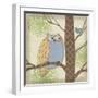 Pastel Fantasy Owls II-Paul Brent-Framed Art Print