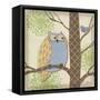 Pastel Fantasy Owls II-Paul Brent-Framed Stretched Canvas