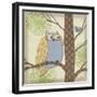 Pastel Fantasy Owls II-Paul Brent-Framed Premium Giclee Print