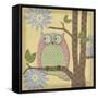 Pastel Fantasy Owls IV-Paul Brent-Framed Stretched Canvas