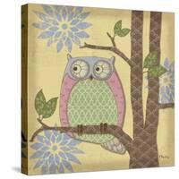 Pastel Fantasy Owls IV-Paul Brent-Stretched Canvas