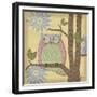 Pastel Fantasy Owls IV-Paul Brent-Framed Premium Giclee Print