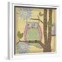 Pastel Fantasy Owls IV-Paul Brent-Framed Premium Giclee Print