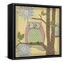 Pastel Fantasy Owls IV-Paul Brent-Framed Stretched Canvas