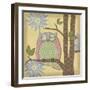 Pastel Fantasy Owls IV-Paul Brent-Framed Art Print
