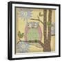 Pastel Fantasy Owls IV-Paul Brent-Framed Art Print