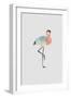 Pastel Flamingo-Orara Studio-Framed Photographic Print