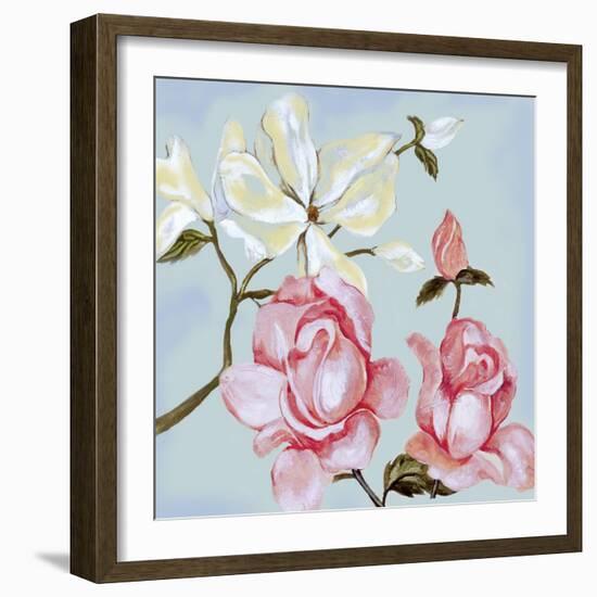 Pastel Floral I-Margaret Ferry-Framed Art Print