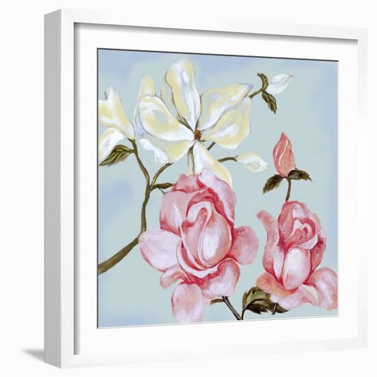 Pastel Floral I-Margaret Ferry-Framed Art Print