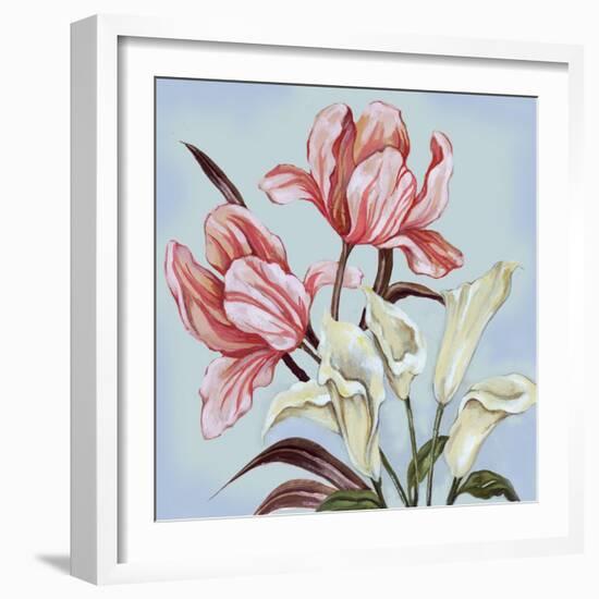 Pastel Floral II-Margaret Ferry-Framed Art Print