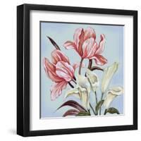 Pastel Floral II-Margaret Ferry-Framed Art Print