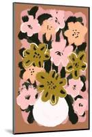 Pastel Flower Impression No 7-Treechild-Mounted Photographic Print