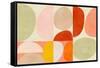 Pastel Geometry-Ana Rut Bre-Framed Stretched Canvas