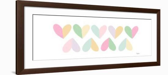 Pastel Hearts-Gigi Louise-Framed Premium Giclee Print