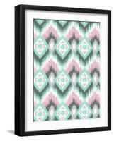 Pastel Ikat-Joanne Paynter Design-Framed Giclee Print