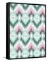 Pastel Ikat-Joanne Paynter Design-Framed Stretched Canvas