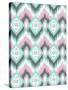 Pastel Ikat-Joanne Paynter Design-Stretched Canvas