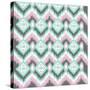 Pastel Ikat-Joanne Paynter Design-Stretched Canvas