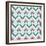 Pastel Ikat-Joanne Paynter Design-Framed Giclee Print