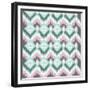 Pastel Ikat-Joanne Paynter Design-Framed Giclee Print