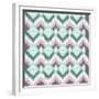 Pastel Ikat-Joanne Paynter Design-Framed Giclee Print